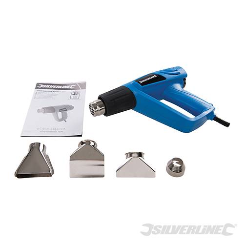 2000W Adjustable Heat Gun 550°C UK 125963 - Image 6