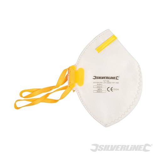 Silverline Fold Flat Face Mask FFP1 NR FFP1 NR Single 127106 - Image 2