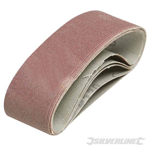 Silverline Sanding Belts 40 x 305mm 5pk 40 Grit 129242