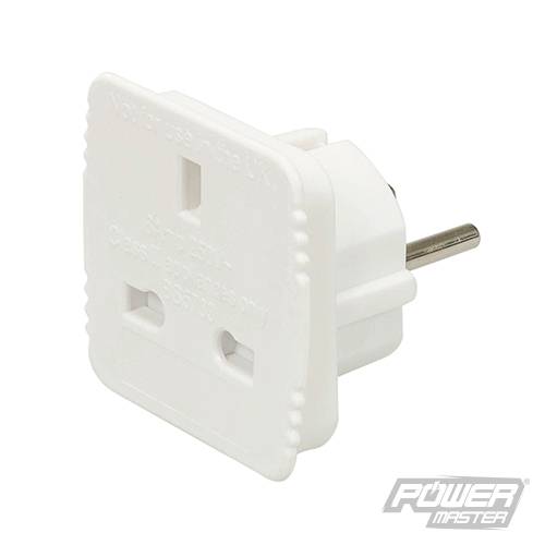 UK to EU Travel Adaptor 230V 13A - 230V 171631
