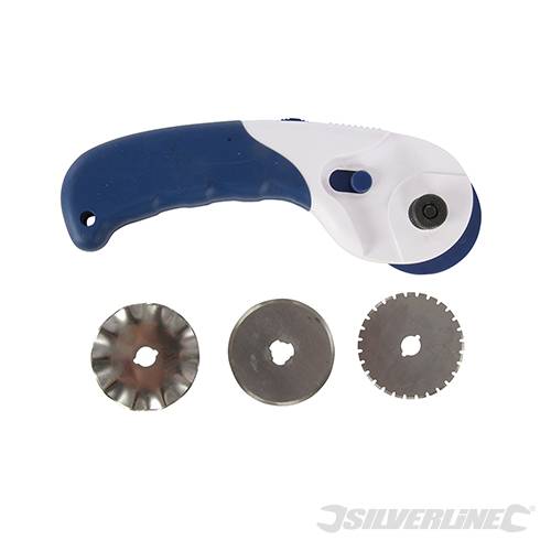3-in-1 Rotary Cutter 45mm Dia Blades 184953 - Image 2