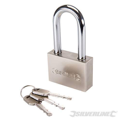 Steel Padlock Long Shackle 60mm 186812