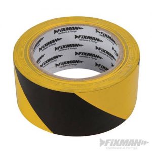 Hazard Tape 50mm x 33m Black/Yellow 190195