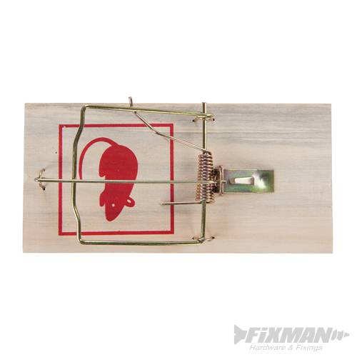 Hardwood Rat Trap 175mm 197672 - Image 2