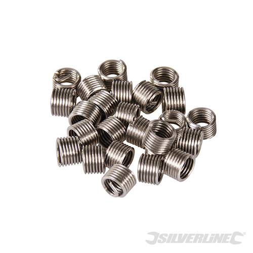 Helicoil Type Thread Inserts M5 x 0.8mm x 1D 25pk 234567