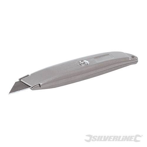 Retractable Knife 150mm Silver 240590