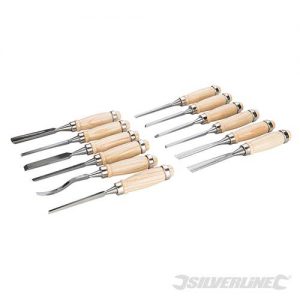 Wood Carving Set 12pce 200mm 250241