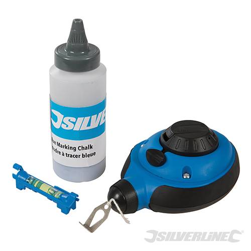 3:1 Fast Rewind Chalk Line Set 3pce 30m 250571