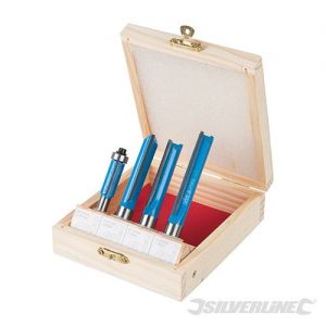 Kitchen Router Bit Set 4pce 12 & 8mm 250589