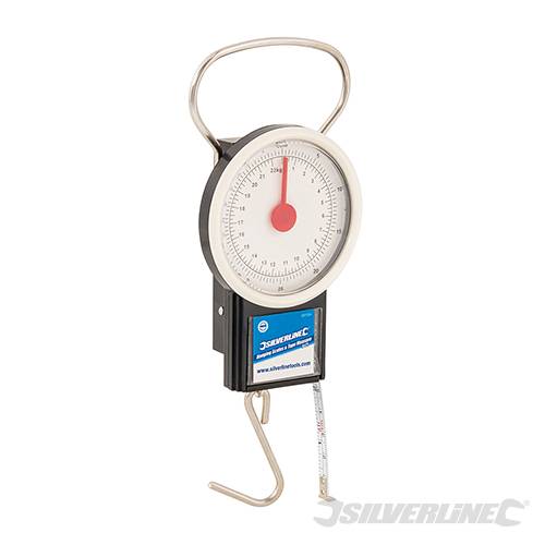 Hanging Scales & Tape Measure 22kg 251024 - Image 3