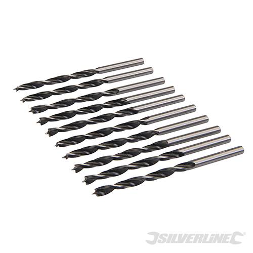 Lip & Spur Drill Bits 4mm 10pk 257690