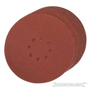 Hook & Loop Discs Punched 225mm 10pk 225mm 80 Grit 272756