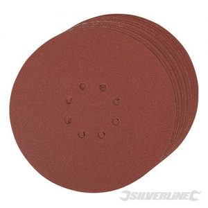 Hook & Loop Discs Punched 225mm 10pk 225mm 120 Grit 273151