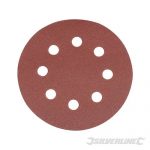 Silverline Hook & Loop Discs Punched 115mm 10pk 115mm 240 Grit 273212