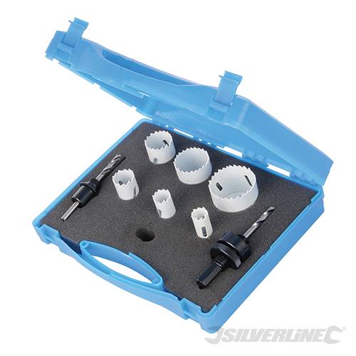 Electricians Bi-Metal Holesaw Kit 9pce 18 - 51mm Dia 273220