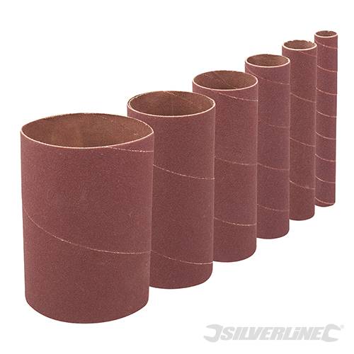 140mm Bobbin Sleeves Set 6pce 140mm 60 Grit 275735