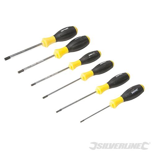 Mechanics/engineers pattern screwdrivers with non-slip ergonomic soft-grip handl - 282449