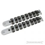 Socket Storage Rail Set 2pce 3/8" 282618