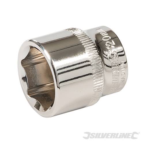 Socket 3/8" Drive 6pt Metric 20mm 300116
