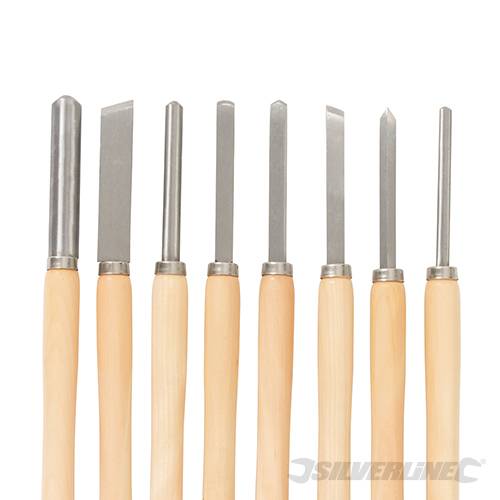 Wood Turning Chisel Set 8pce 8pce 303159 - Image 2