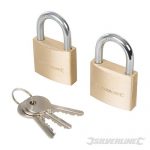Keyed Alike Padlocks 2pk 40mm 307578