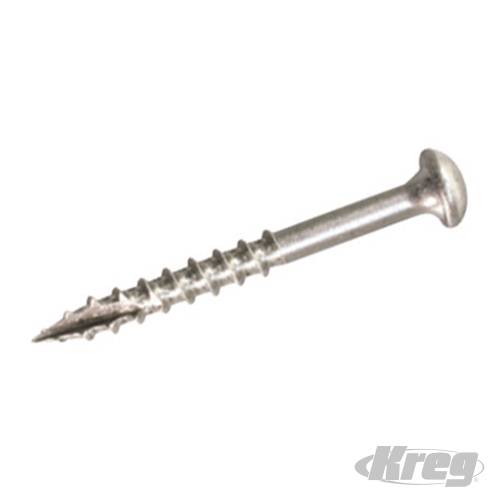 S/Steel Pocket-Hole Screws Washer Head Coarse - 322757