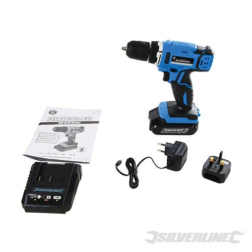 Silverline DIY Drill Driver 18V UK 326579 - Image 5