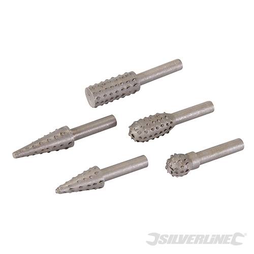 Rotary Rasp Set 5pce 6.35mm Shank 327567
