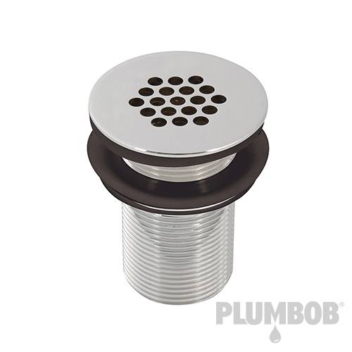 Plumbob Flat-Grid 19-Hole Brass Basin Waste Unslotted Without Overflow 343222