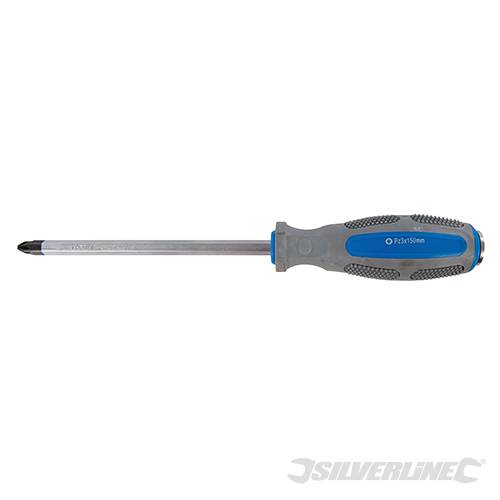 Silverline Hammer-Through Screwdriver Pozidriv PZ3 x 150mm 356907 - Image 2