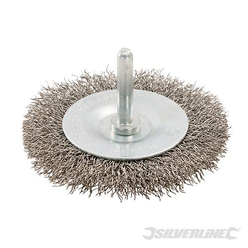 Rotary Stainless Steel Wire Wheel Brush 75mm 357148