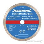 Diamond Mini Saw Blade 85mm Dia - 10mm Bore 361323