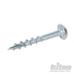 Zinc Pocket-Hole Screws Washer Head Coarse P/HC 8 x 1-1/4" 250pk 364986