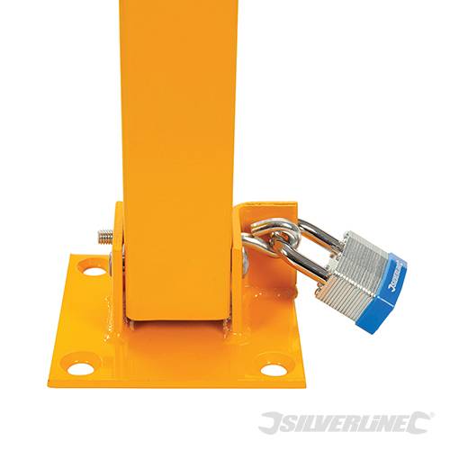 Silverline Fold-Down Parking Security Post 560 x 120mm 377185 - Image 5