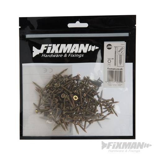 Goldstar Advanced Screws 3.5 x 20mm 200pk 378932 - Image 2