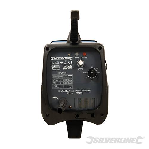 MIG/MAG Combination Gas/No Gas Welder 30-135A 380736 - Image 3
