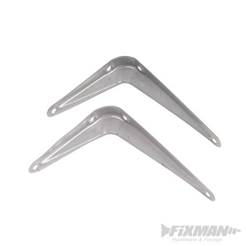 London Grey Shelf Bracket 20pce 100 x 75mm 393173