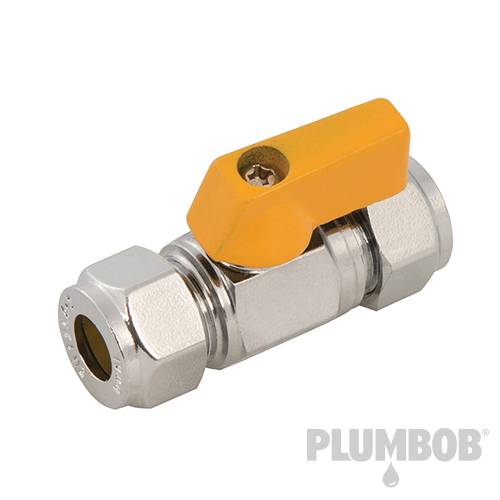 Plumbob Straight Mini Ball Valve 10mm 398593