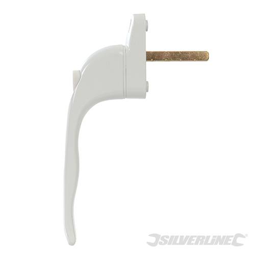 Aluminium Locking Window Handle White 401827 - Image 2