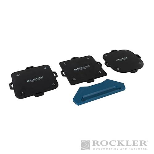 Corner Radius Routing Templates 4pce 1/8 - 1' Radii 405985