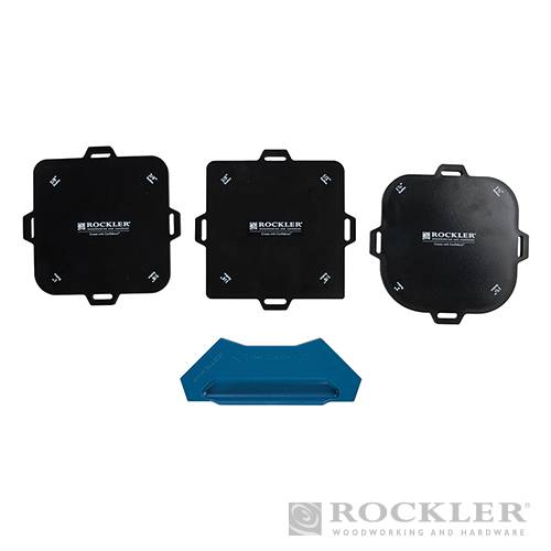 Corner Radius Routing Templates 4pce 1/8 - 1' Radii 405985 - Image 2
