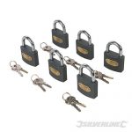 Iron Padlock Keyed Alike 6pk 50mm 407238