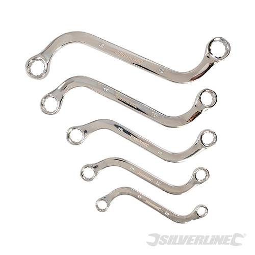 S-Type Obstruction Spanner Set 5pce 10 - 19mm 410406 - Image 2