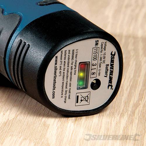 Drill driver with 1.3Ah battery and intelligent charger with 3-way battery cell - 413114 - Image 6