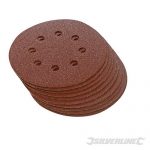 Hook & Loop Discs Punched 115mm 10pk 115mm 60 Grit 413499
