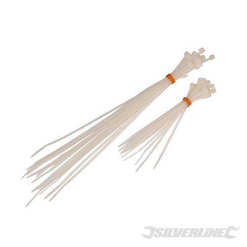 Each set includes 20 x 200mm and 20 x 100mm cable ties - 421453