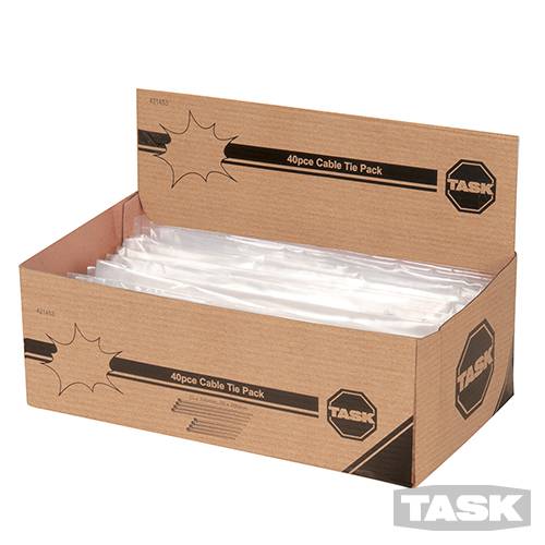 Each set includes 20 x 200mm and 20 x 100mm cable ties - 421453 - Image 2
