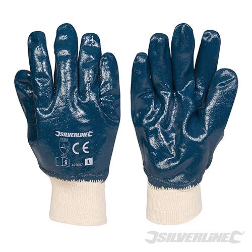 Full Coat Interlock Nitrile Gloves - 427607