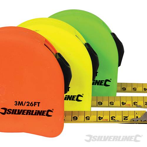 Hi-Vis Contour Tape Display Box 24pce 3m / 10ft x 16mm 447133 - Image 3