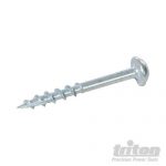 Zinc Pocket-Hole Screws Washer Head Coarse P/HC 8 x 1-1/2" 250pk 447177